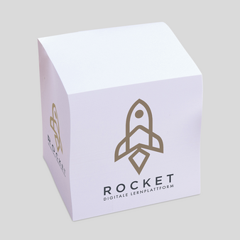 Haftquader, farbig bedruckt, liegend