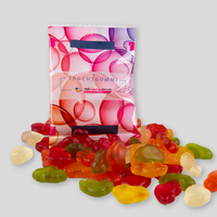Fruchtgummi, farbig bedruckt