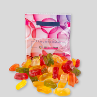 Fruchtgummi, farbig bedruckt