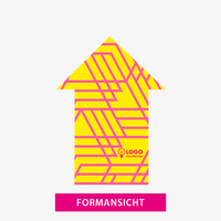 Aufkleber, farbig bedruckt, rolle