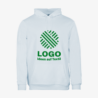 Hoodie, farbig bedruckt, Vorderseite