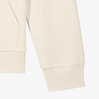 Hoodie, farbig bedruckt, Detail Ärmel