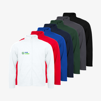 Fleecejacke, farbig bedruckt, Muster