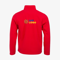 Fleecejacke, farbig bedruckt, Rueckseite