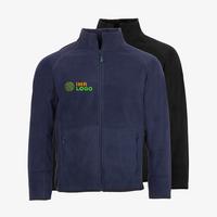 Fleecejacke, farbig bedruckt, Vorderseite