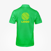 Poloshirt, farbig bedruckt, Rueckseite