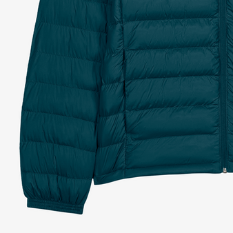 Herren-Steppjacke, Voyager 2.0 - Stanley/Stella, Detail Ärmelbündchen