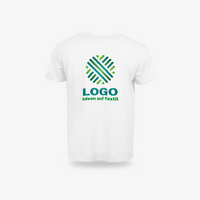 Herren-T-Shirt Basic, weiß - B&C Collection, mit zwei Druckpositionen