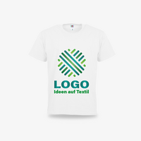 Herren-T-Shirt Basic, weiß - Fruit of the Loom, mit zwei Druckpositionen