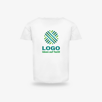 Herren-T-Shirt Budget, weiß - Fruit of the Loom, mit zwei Druckpositionen