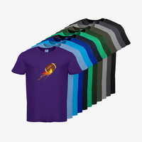 Herren-T-Shirt B&C, Basic - Motiv American Football Bunt, Farbauswahl