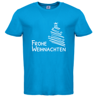 Herren-T-Shirt B&C, Basic - Motiv Frohe Weihnachten