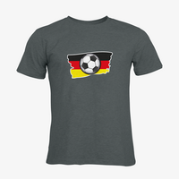 Herren-T-Shirt Russell, Organic - Motiv Fußball Deutschland