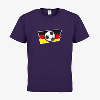 Herren-T-Shirt FOTL, Basic Rundhals - Motiv Fußball Deutschland