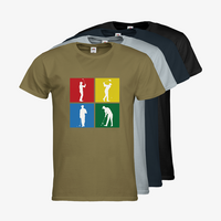 Herren-T-Shirt FOTL, Premium - Motiv Golf Quadrat, Farbauswahl