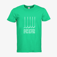 Herren-T-Shirt B&C, Premium - Motiv Golf Shot