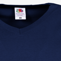 Herren-T-Shirt FOTL, Basic V-Neck - Motiv Lebkuchen, Detailansicht