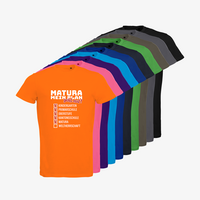 Herren-T-Shirt B&C, Organic - Motiv Matura Plan, Farbauswahl