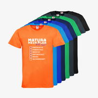 Herren-T-Shirt FOTL, Basic V-Neck - Motiv Matura Plan, Farbauswahl