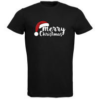 Herren-T-Shirt B&C, Organic - Motiv Merry Christmas