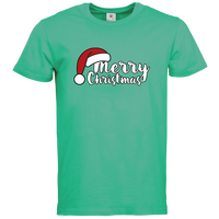 Herren-T-Shirt B&C, Premium - Motiv Merry Christmas