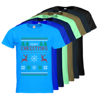 Herren-T-Shirt FOTL, Premium - Motiv Weihnachtsstrickpulli, Farbauswahl