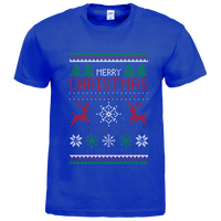 Herren-T-Shirt FOTL, Budget - Motiv Weihnachtsstrickpulli