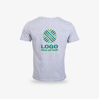 Herren T-Shirt, Organic - Russell, Rueckseite