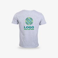 Herren-T-Shirt Organic, farbig - Russell, mit zwei Druckpositionen