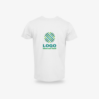 Herren-T-Shirt Premium, weiß - B&C Collection, mit zwei Druckpositionen