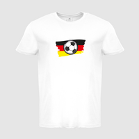 Herren-T-Shirt B&C, Basic - Motiv Fußball Deutschland