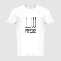 Herren-T-Shirt B&C, Basic - Motiv Golf Shot