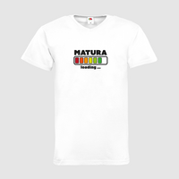 Herren-T-Shirt FOTL, Basic V-Neck - Motiv Matura Loading