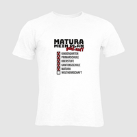 Herren-T-Shirt Russell, Organic - Motiv Matura Plan