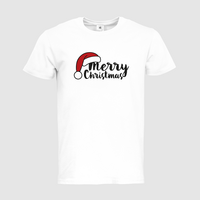 Herren-T-Shirt B&C, Premium - Motiv Merry Christmas