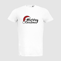 Herren-T-Shirt B&C, Organic - Motiv Merry Christmas