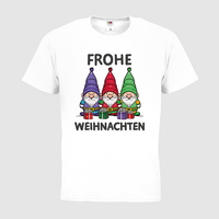 Herren-T-Shirt FOTL, Basic Rundhals - Motiv Weihnachtswichtel