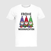 Herren-T-Shirt B&C, Premium - Motiv Weihnachtswichtel