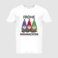 Herren-T-Shirt B&C, Basic - Motiv Weihnachtswichtel