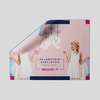 Hinterglasaufkleber, farbig bedruck