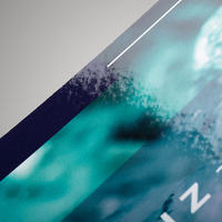 Tischset, farbig bedruckt, liegend