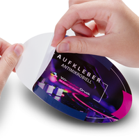 Aufkleber, farbig bedruckt, Motiv