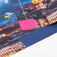 Plane, farbig bedruckt mit Motiv, geklappt