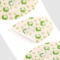 Etiketten, farbig bedruckt, details