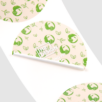 Etiketten, farbig bedruckt, details