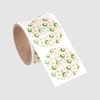 Etiketten, farbig bedruckt, Motiv, auf Rolle