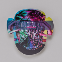 Fassadenfolie, farbig bedruckt, liegend, Kopf Form