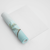 Fototapete, farbig bedruckt, ausgerollt, liegend, Palmen Motiv, rueckseite