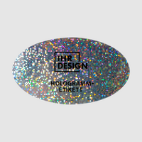 Etiketten, bedruckt, Form Oval