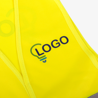 Hochwertige Kinder-Warnweste, 4/4-farbig bedruckt, BRUST und RÜCKEN